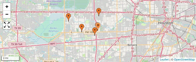 Related schools map
