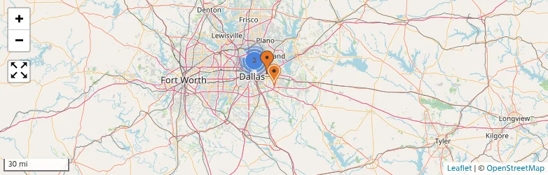 Related schools map