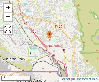 Map of El Paso Bridges Academy