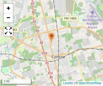 Map of Conroe Christian School