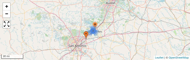 Related schools map