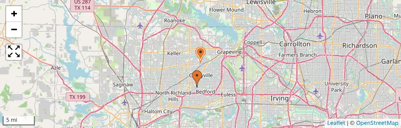 Related schools map