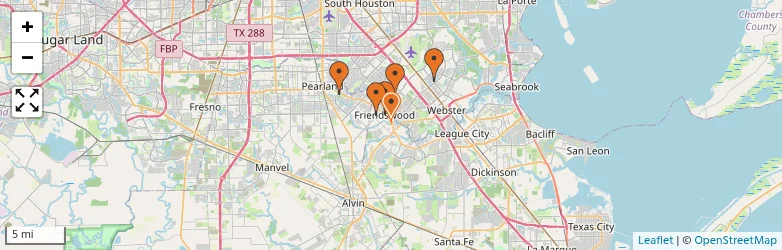 Related schools map