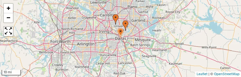 Related schools map