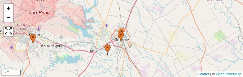 Related schools map