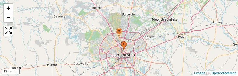 Related schools map