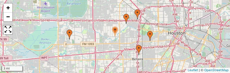Related schools map