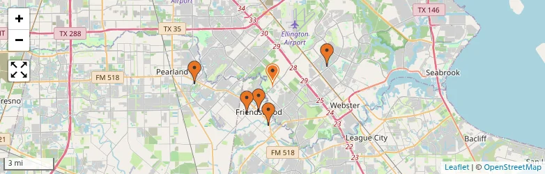 Related schools map