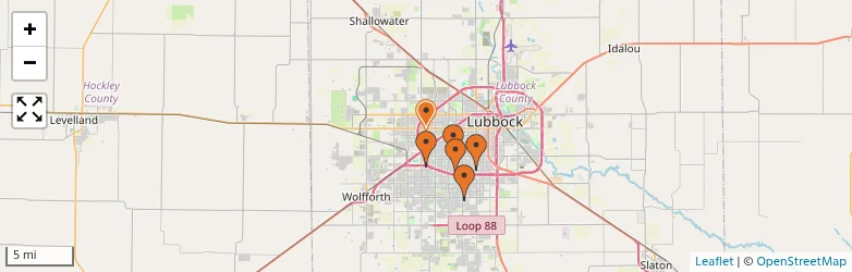 Related schools map