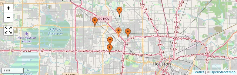 Related schools map