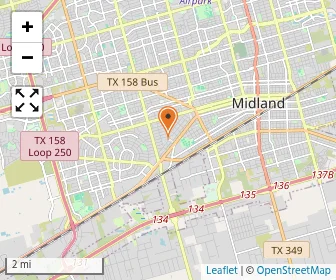 Map of Midland Odessa SDA School