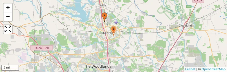 Related schools map