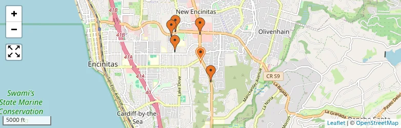 Related schools map