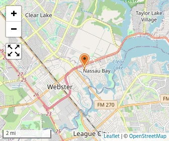Map of Nassau Bay Christian Academy