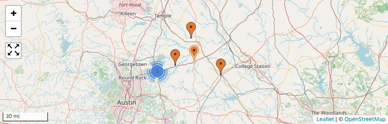 Related schools map