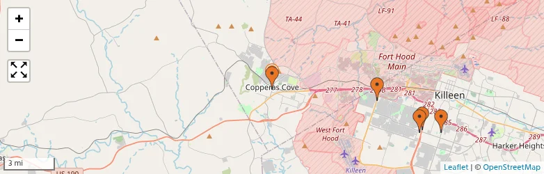 Related schools map