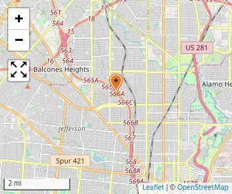 Map of St. Mary Magdalen Catholic School - San Antonio