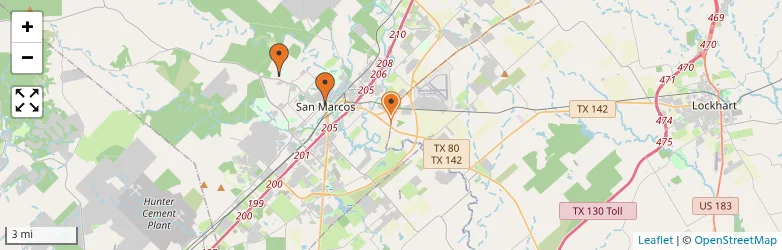 Related schools map