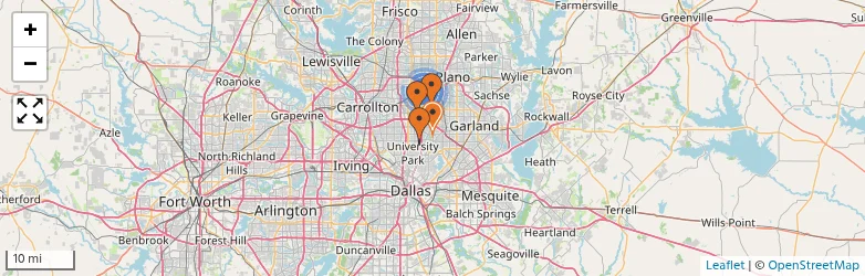 Related schools map