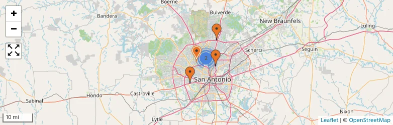 Related schools map