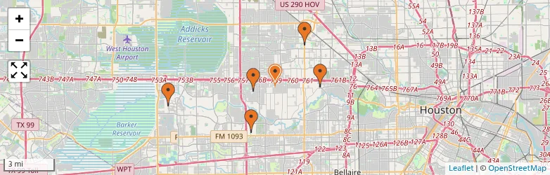 Related schools map