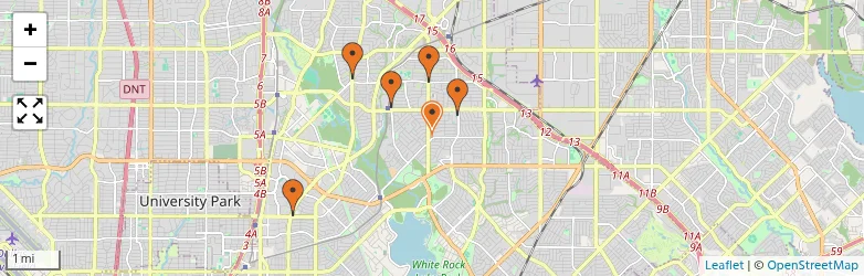 Related schools map