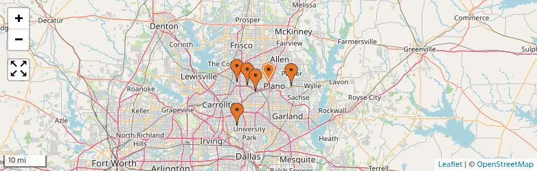 Related schools map