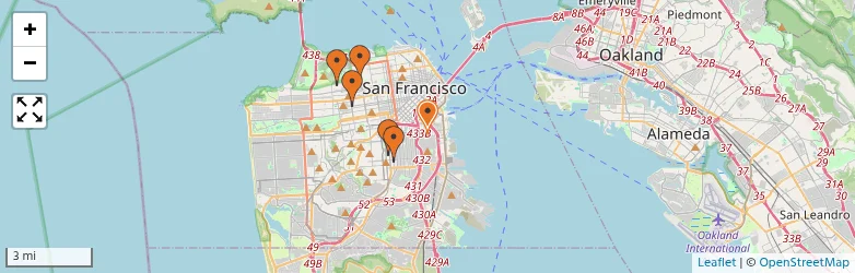Related schools map