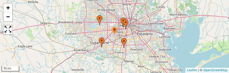 Related schools map