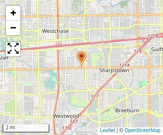 Map of Strake Jesuit College Prep School