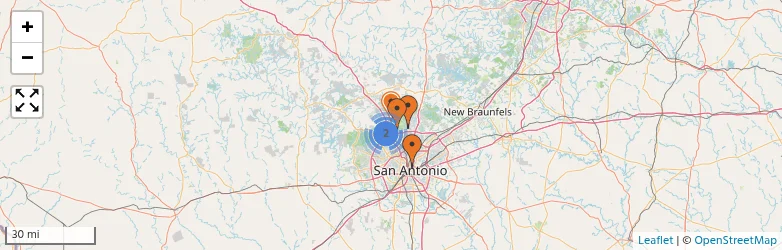 Related schools map