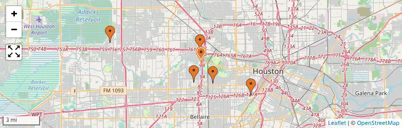 Related schools map
