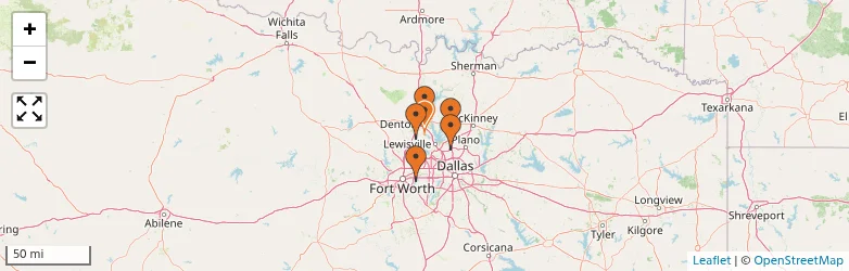 Related schools map
