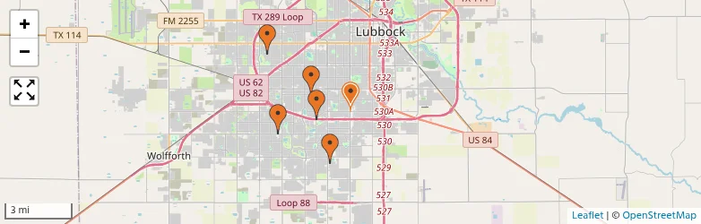 Related schools map