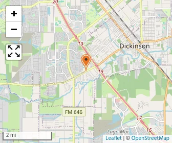 Map of True Cross Catholtic School - Dickinson