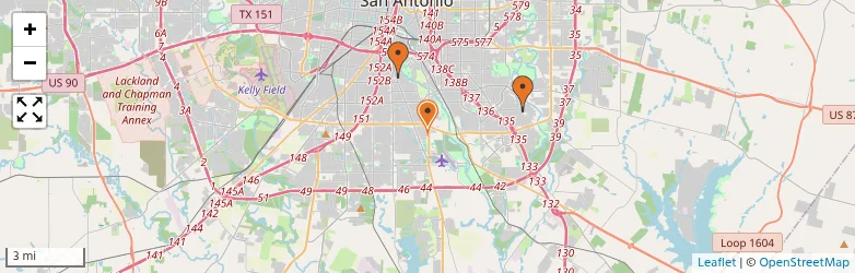 Related schools map