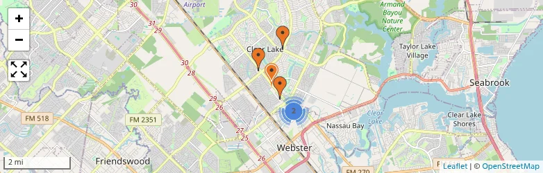 Related schools map
