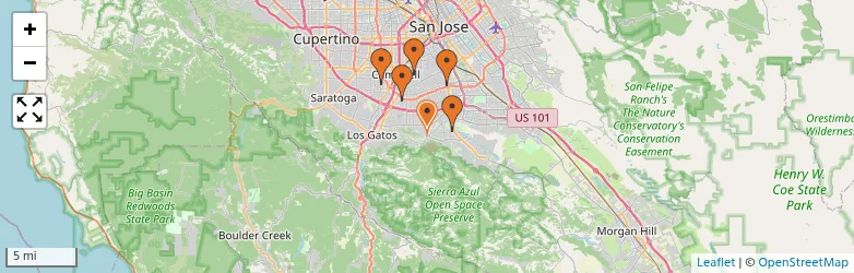 Related schools map