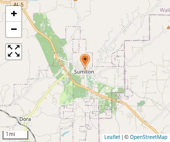 Map of Sumiton Christian School