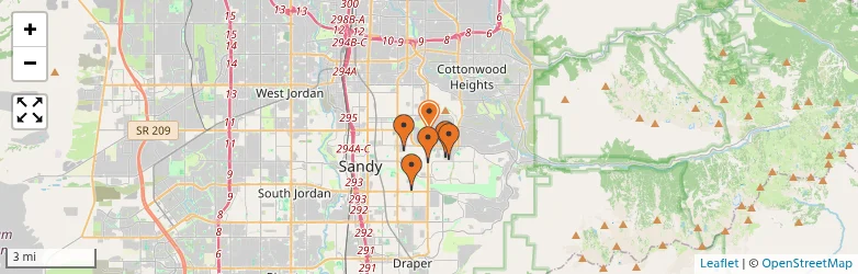 Related schools map
