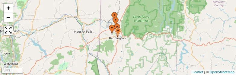 Related schools map