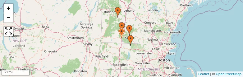 Related schools map