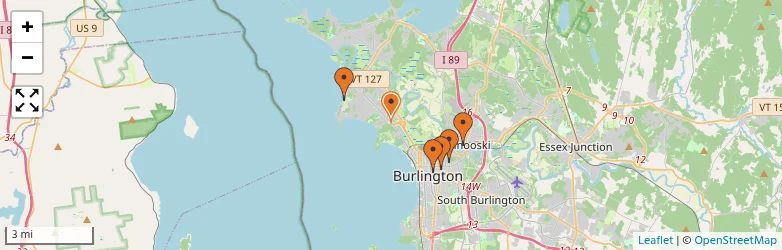 Related schools map