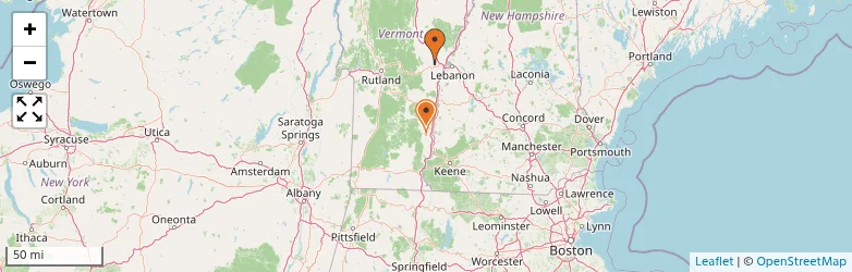 Related schools map