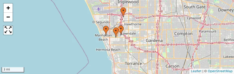Related schools map