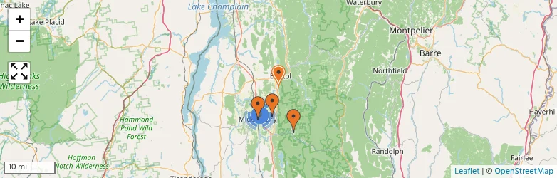Related schools map