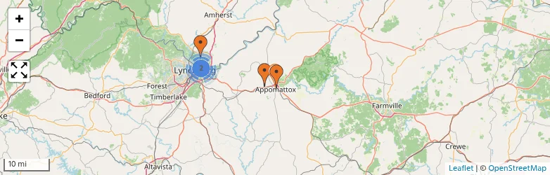 Related schools map