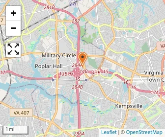 Map of The Barry Robinson Center