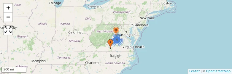 Related schools map