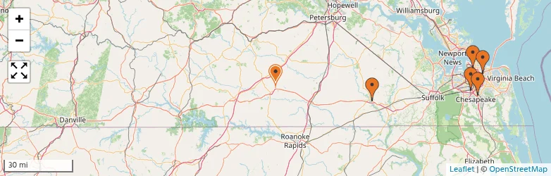 Related schools map